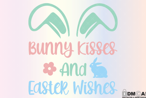 Bunny Kisses and Easter Wishes Svg PNG Review