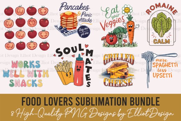 Food Lovers Sublimation PNG Bundle Review