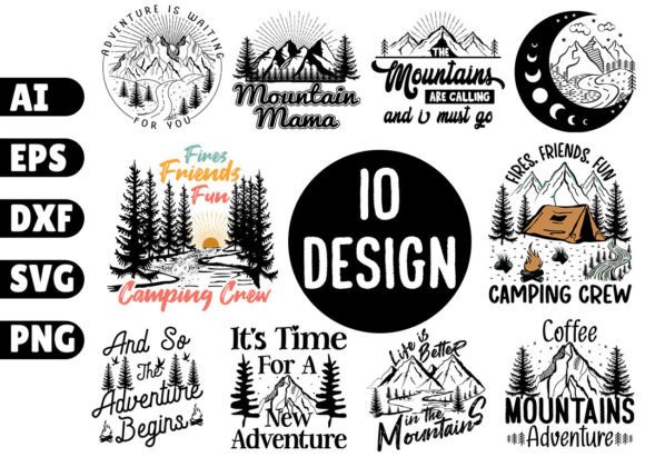 Funny Camping Quotes Mountain SVG Bundle Review