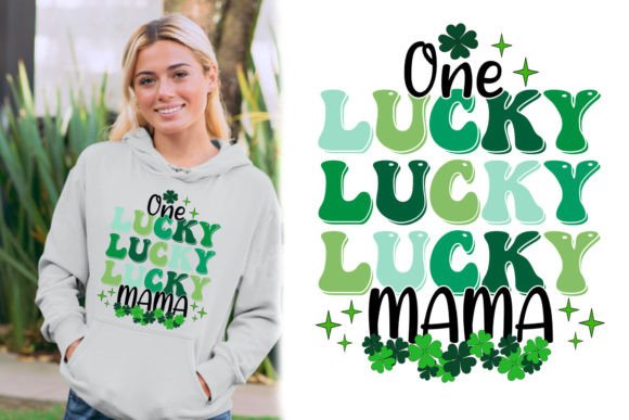 Retro One Lucky Mama Shamrock Design Tee Review