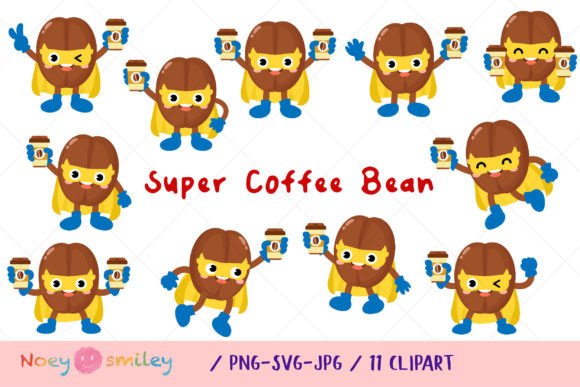 Review: Funny Coffee Beans Super Hero Mascot for Embroidery