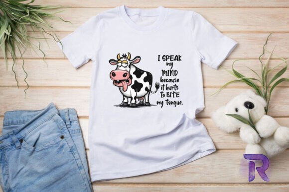 Review: I Speak My Mind Funny Cow PNG for Embroidery