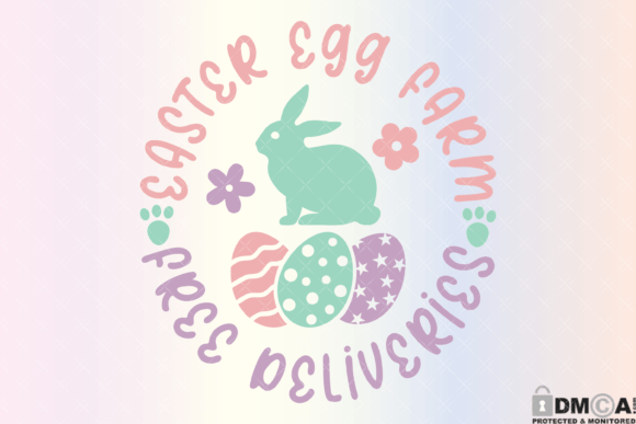 Reviewing Easter Egg Farm SVG PNG for Embroidery