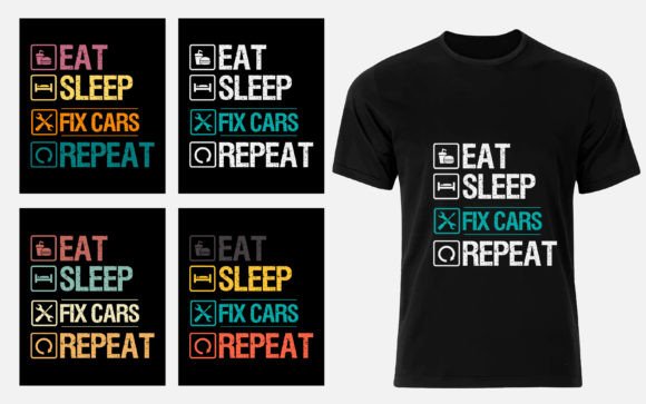 Reviewing Eat Sleep Fix Cars Repeat for Embroidery