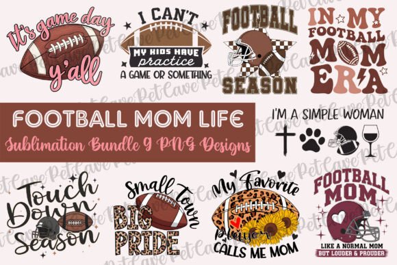 Reviewing Football Mom Life Sublimation Bundle for Stitchers